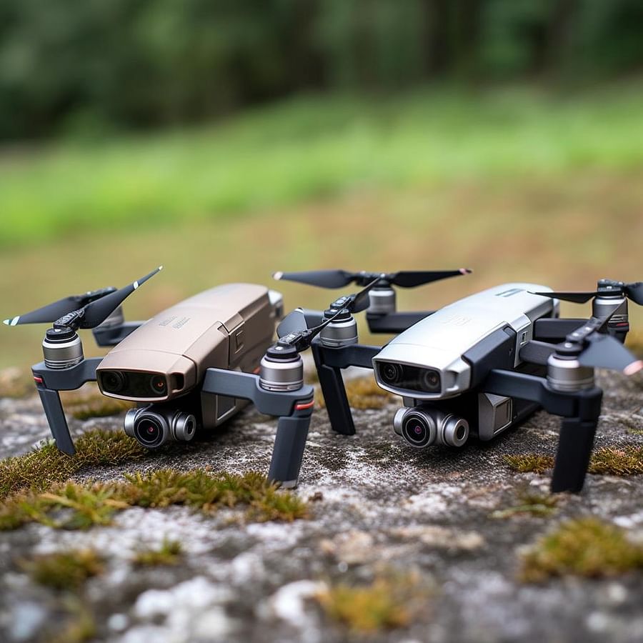 DJI Mini Drone and GoPro Drone side by side comparison
