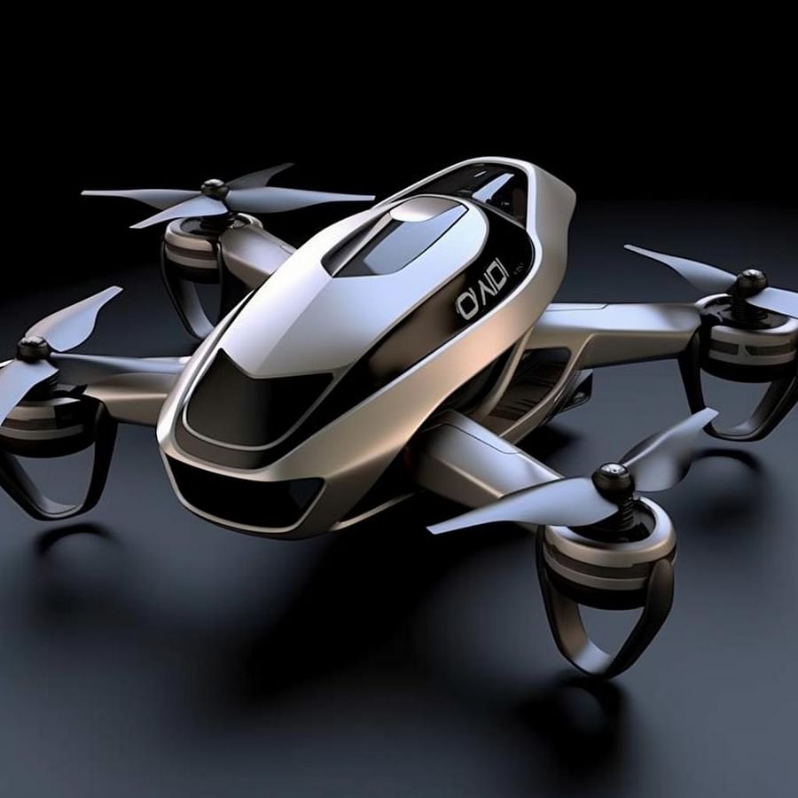 Quadair Drone with its sleek design and advanced features